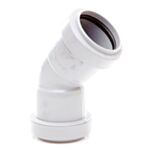 Polypipe WP17 32mm 45Deg Bend White