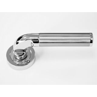 HQ3010/2 Door Handle Round Rose Westminster PC/SCP