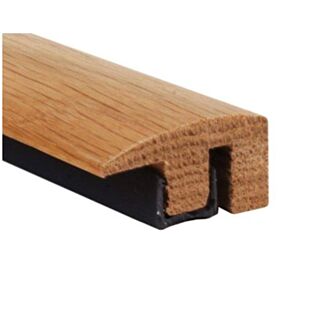 Oak End Cap Trim Solid Oak UV Satin Lacquered 19 x 40 x 2700mm