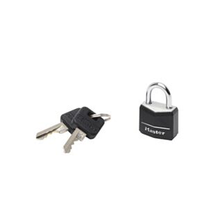 Aluminium Black Vinyl Cover 20mm Padlock 3-Pin