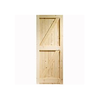 External Framed Ledged & Braced Matchboard 686 x 1981mm Door (FLB)