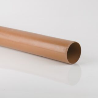 6m Plain End 110mm Underground Pipe