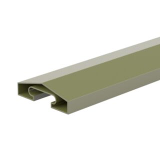 Durapost Composite Capping Rail 65mm | 1.83m Olive Grey