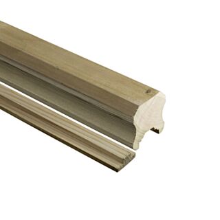 Decking Rail Universal 2.395Mtr Long Inc Fillet 70% PEFC Certified (150)