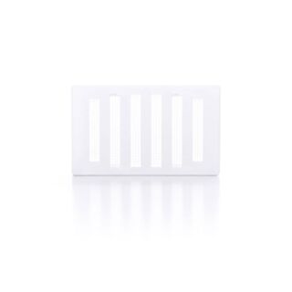 White Plastic Ventilator 6 x 3