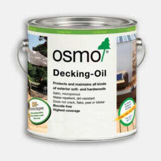 Osmo Decking Oil Bangkirai  (Satin)  Finish  2.5L (2)