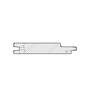 European Larch Channel Cladding 25x150 (20 x 142mm Fin. Size) - 11mm Shadow Gap - 70% PEFC Certified